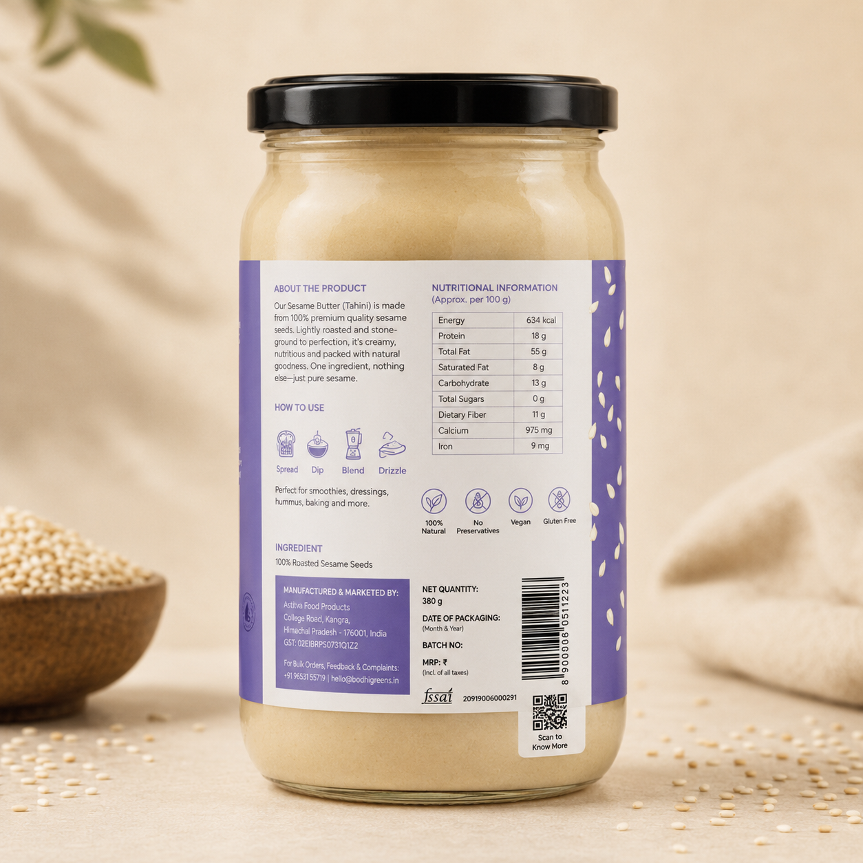 Sesame Butter/ Tahini