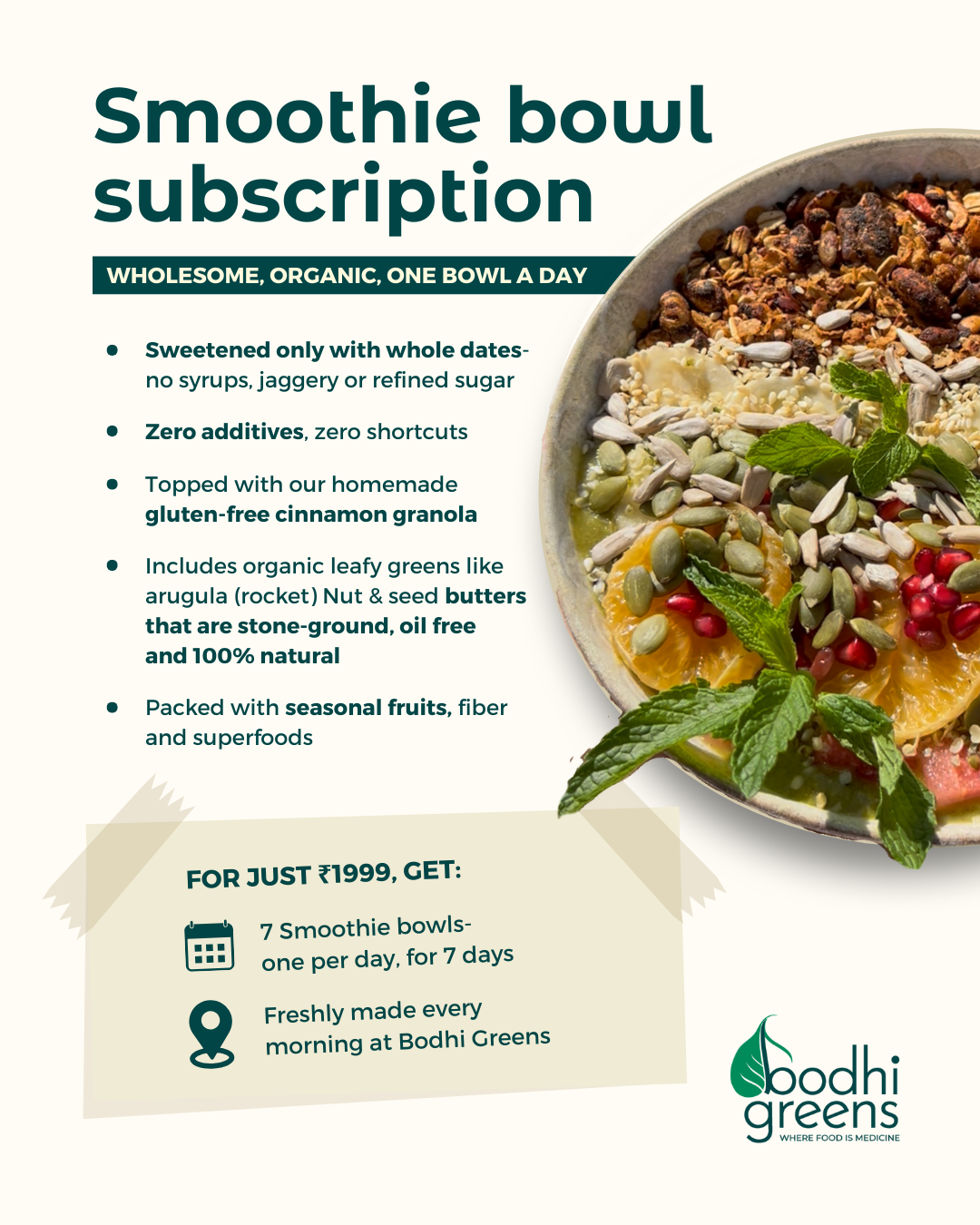 Smoothie Bowl Subscription
