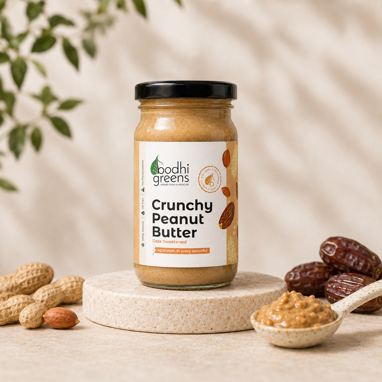 Crunchy Peanut Butter (Date Sweetened)