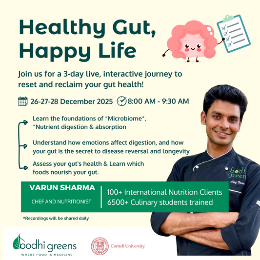 Healthy Gut Happy Life - A 3-Day Gut Health Masterclass | 26-27-28 December 2025 (Friday-Saturday-Sunday)